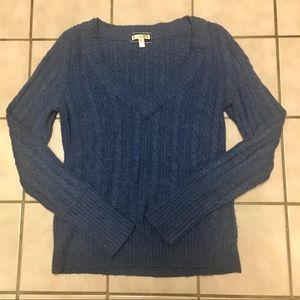 Aeropostale Blue Knit Sweater Size XL
